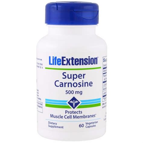 Life Extension Super Carnosine 500mg 60caps Ofarmakopoiosmou