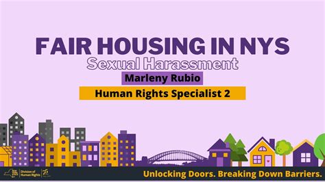 Fair Housing In New York State Sexual Harassment Youtube