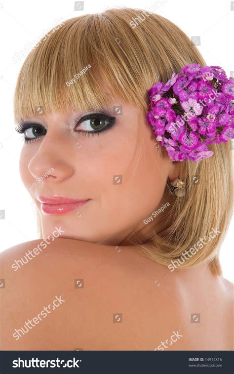 Portrait Nude Girl Green Eyes On Stock Photo Shutterstock