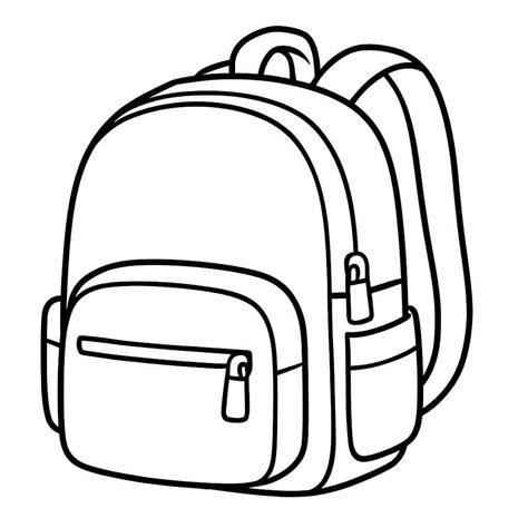 Desenho De Uma Mochila - 11 Desenhos de Mochila para colorir e imprimir
