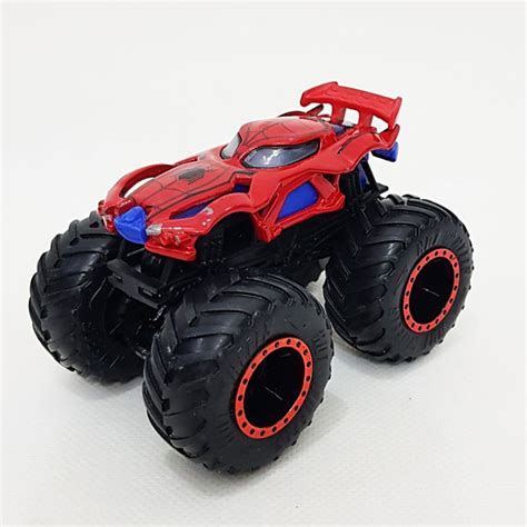 Spider Man Monster Trucks Hot Wheels Mattel Shopee Brasil