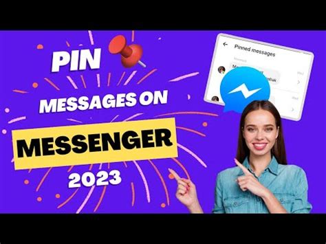 How To Pin Messages On Messenger Pin And Unpin Chat On Messenger