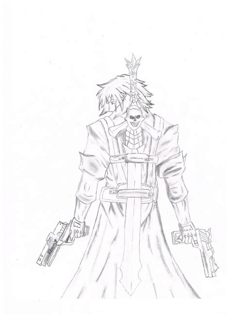 Dante Devil May Cry Sketch By Cazper016 On Deviantart