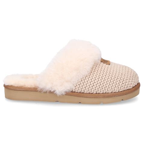 Lyst - Ugg Slippers Cozy Knit Cotton Logo Pale Pink in Natural