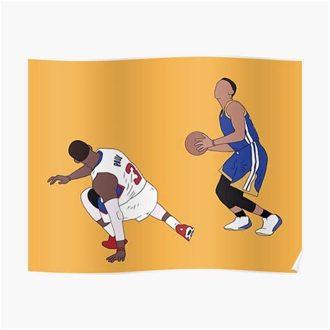 Steph Curry Crossover On Chris Paul Poster For Sale By RatTrapTees