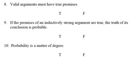 Solved II Decide Whether The Following Are True Or False Chegg