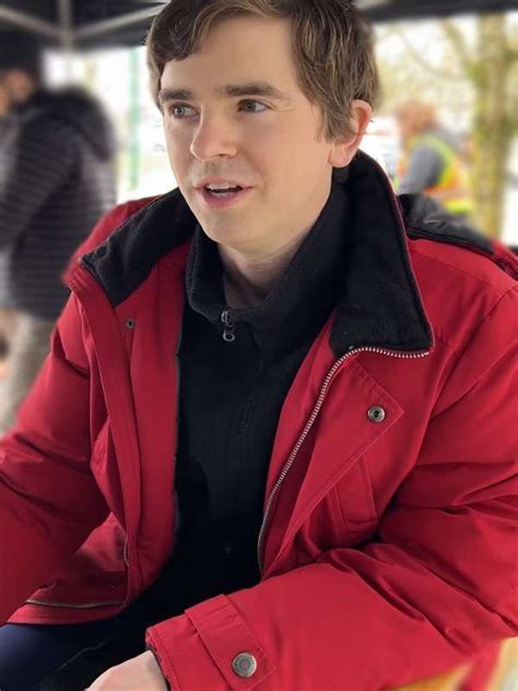 The Good Doctor S06 Dr Shaun Murphy Red Jacket Victoria Jacket