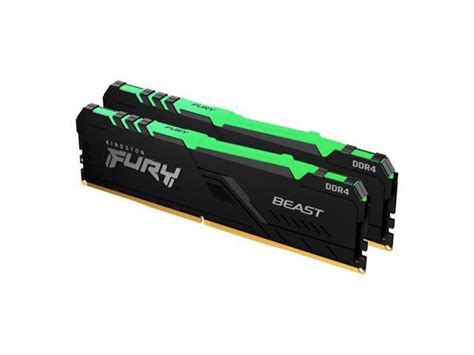 Kingston FURY Beast RGB 32GB (2 x 16GB) DDR4 3600 RAM - Specs, Compare ...