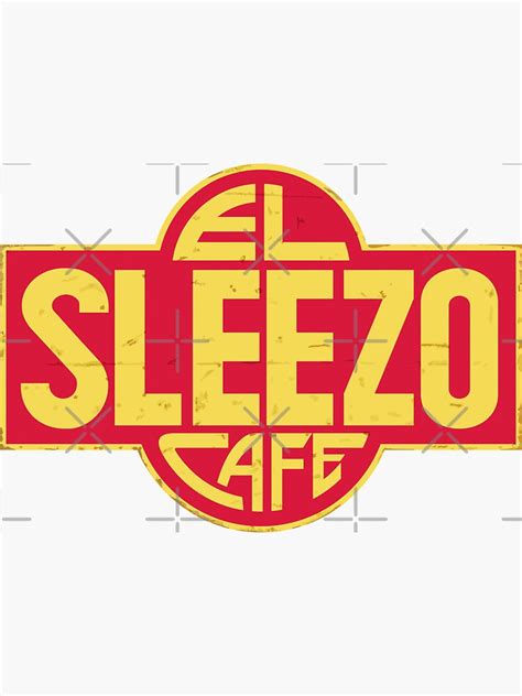 El Sleezo Cafe Inspired By The Muppet Movie Sticker For Sale By