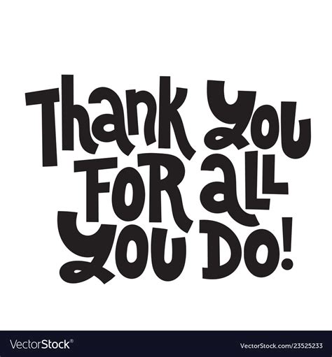 Thank You Quotes And Stickers Royalty Free Vector Image