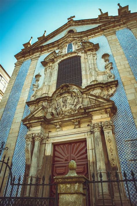 Sao Nicolau Church Porto Stock Photo Image Of Ceramics