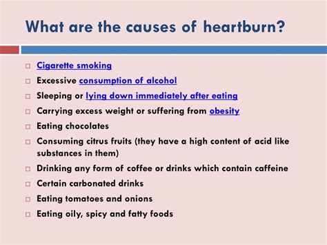 PPT - Heartburn: Symptoms, Causes and Treatment PowerPoint Presentation