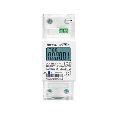 Single Phase Energy Meter Bi Directional Din Rail Mounted 100a At Best Price In Noida