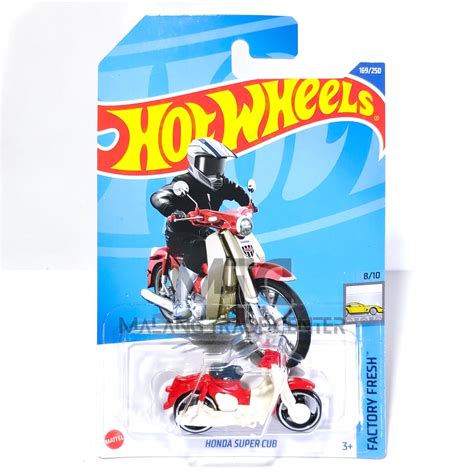 Jual Hot Wheels Honda Super Cub Red Q Shopee Indonesia