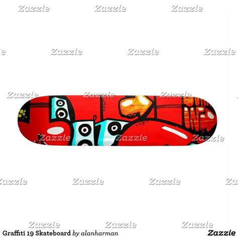 Graffiti 19 Skateboard | Graffiti, Zazzle, Skateboards