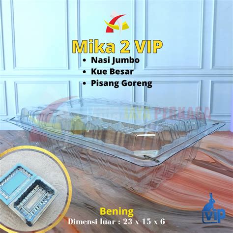 Jual Mika Mika Plastik A Vip Mika Kemasan Makanan Nasi Kue Besar