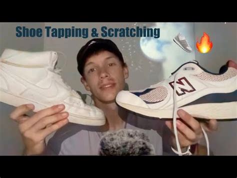 Asmr On My Shoes Whispered Tapping Scratching And More Youtube