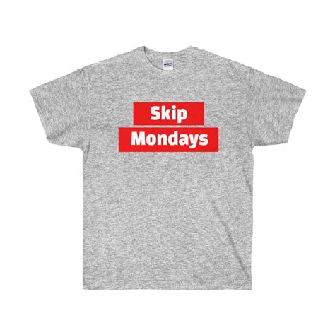 Skip Mondays Monday Morning Fuck Monday Monday Tshirt Etsy
