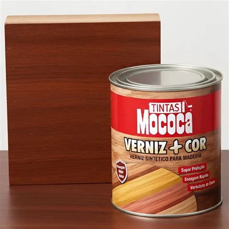 Verniz Cor Mogno - Verniz +cor Para Madeira 900ml Cor:mogno Mogno | MercadoLivre