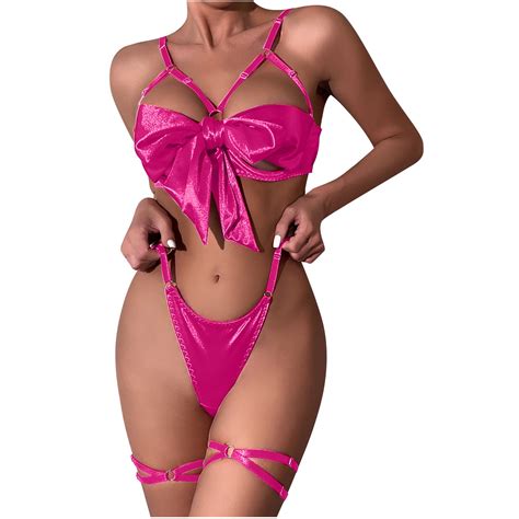 Odeerbi Women S Lingerie Set Valentine S Day Underwear Bra Panties Underclothes Underpants