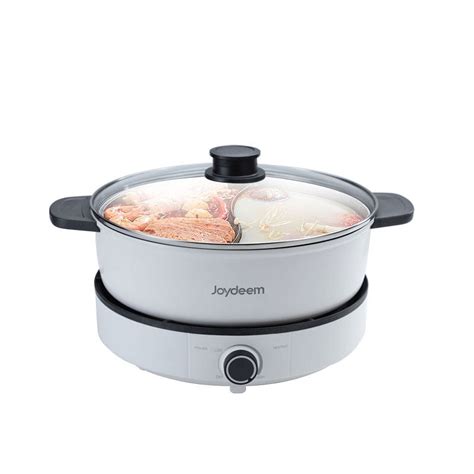 Joydeem Electric Hot Pot With Divider Double Flavor Nepal Ubuy