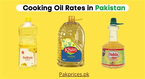 Cooking Oil Price In Pakistan Today All Brands Rates