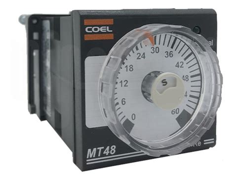 Temporizador Analógico Coel Mt48 100 240v 0 60 Seg min Parcelamento