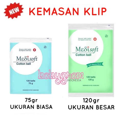 Jual Kapas Medisoft Cotton Ball Balls Gr Gr Kapas Bola Bayi