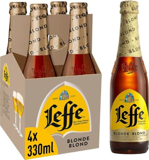 Leffe Blonde Premium Belgian Pale Abbey Beer Bottle X Ml Abv