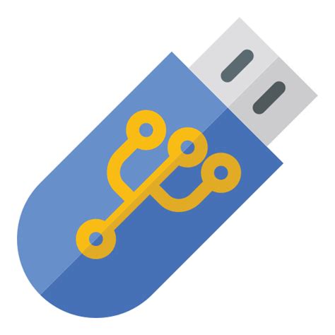 Icono De Memoria Usb Generic Color Fill