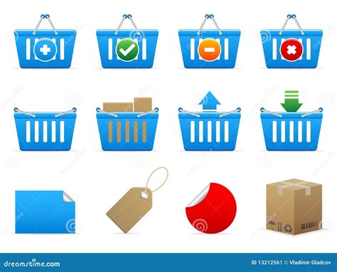 Iconos De Las Compras Del Vector Ilustraci N Del Vector Ilustraci N