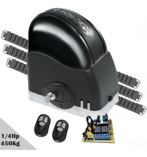 Kit Automatizador Motor 1 4hp Portão Deslizante 450kg Rcg