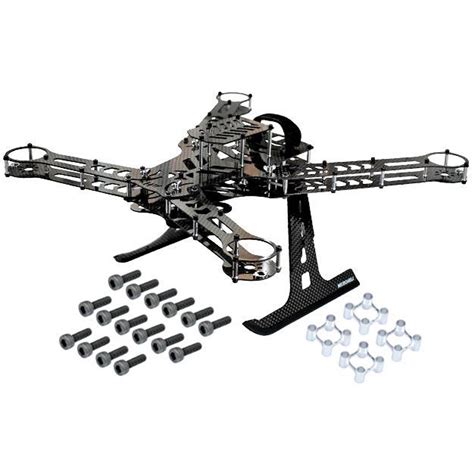 Microheli Cnc Aluminum Carbon Fiber Frame Kit Mhe Qx Qk B H