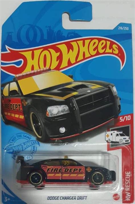 Hot Wheels Hw Rescue No Dodge Charger Drift Shop Mm