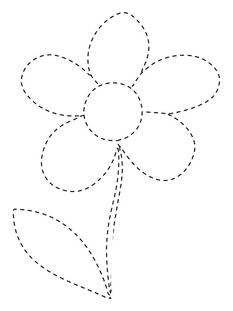 Tracing Pictures Of Flowers