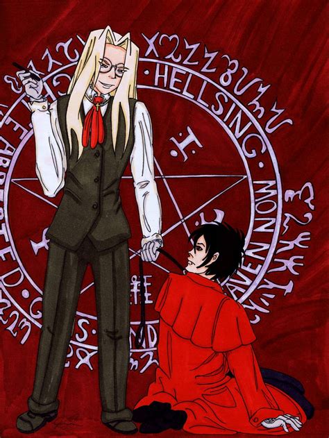 Integra Leashes Alucard By Spankingfemfatale Hentai Foundry