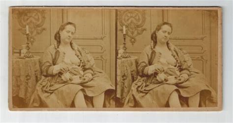 U02 Stereoview Albumen Photo Stereo Card Nude Woman Original Old 1870 1890s EBay