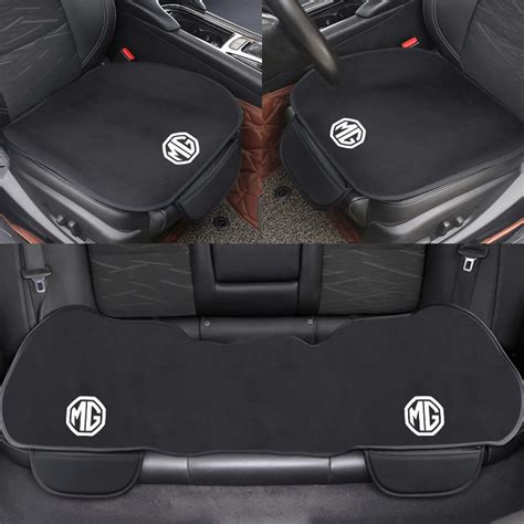 3Pc Set Car Front Back Seat Cushion Protector Pad Accessories For MG