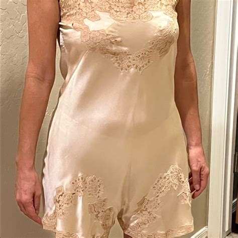 Vintage Silk 1930s Chemise Step In Lingerie Gem