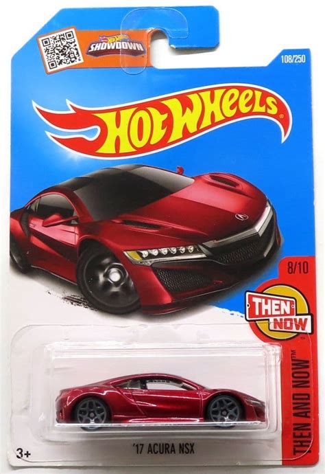 駿河屋 ACURAR NSX レッドブラック Hot Wheels THEN AND NOW DHX