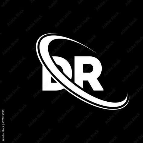 Dr Logo D R Design White Dr Letter Dr D R Letter Logo Design