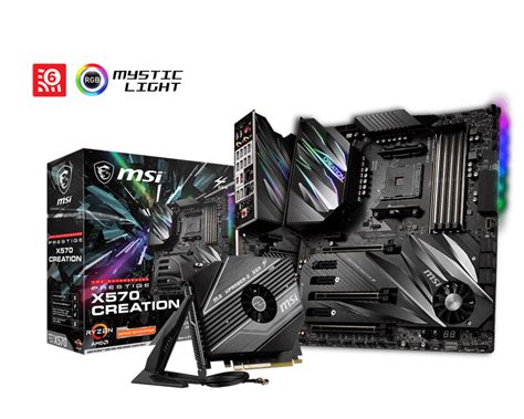 Prestige X570 Creation Motherboard Msi Global