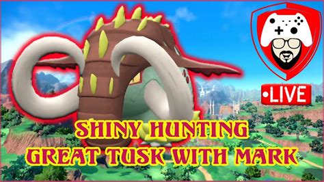 Shiny Hunting Great Tusk With Mark Giveaways Pok Mon Scarlet