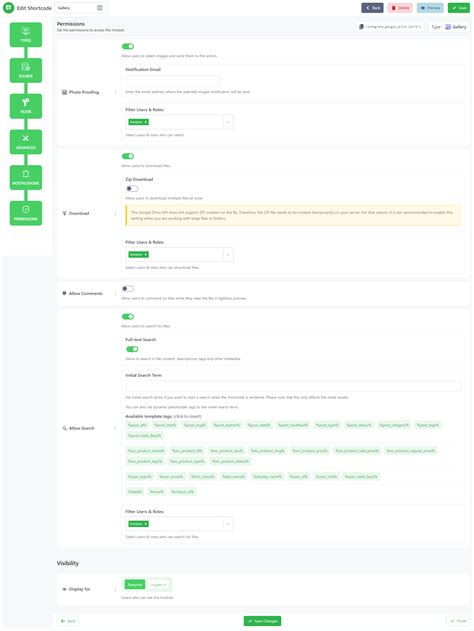 integrate google drive   create gallery module
