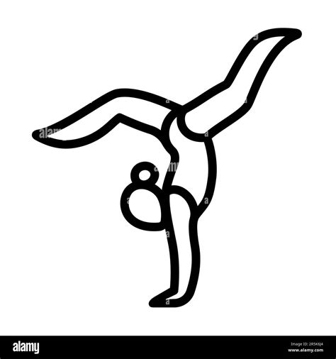 Gymnastics Symbol Cut Out Stock Images And Pictures Alamy