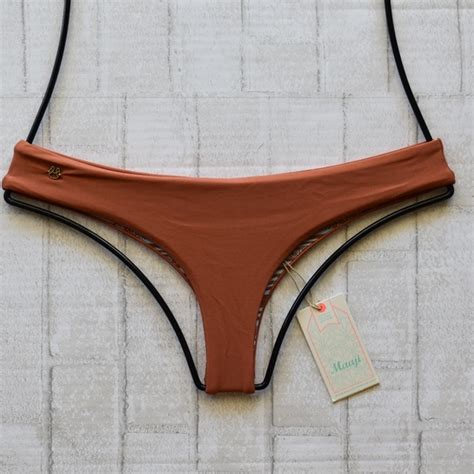 Maaji Swim Maaji Swim Shimmering Chestnut Sublime Chi Chi Bikini Bottom Poshmark