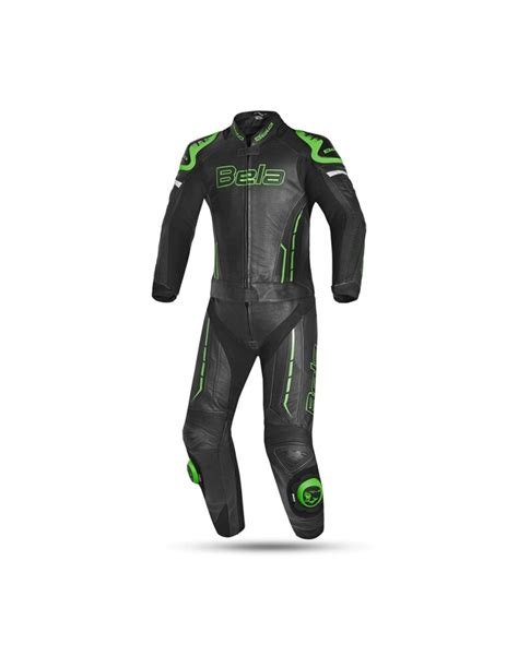 Bela Rocket Mix Kangaroo Monos De Moto Hombre Piezas Negro Verde