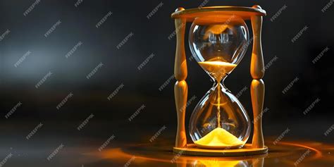 Premium Photo The Unidirectional Flow Of Time A Comparison To An Hourglass Concept Temporal