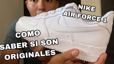 Como Saber Si Tus Nike Air Force Son Originales Youtube