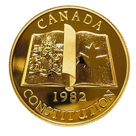 1982 100 Patriation Of The Canadian Constitution Bullion Partners Of